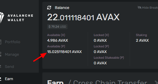 how to stake avax