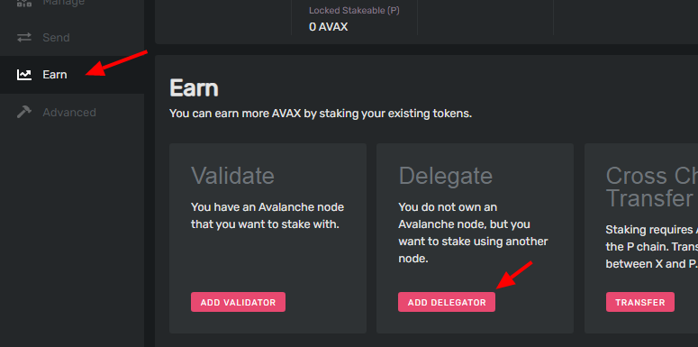 how to stake avalanche tokens avax