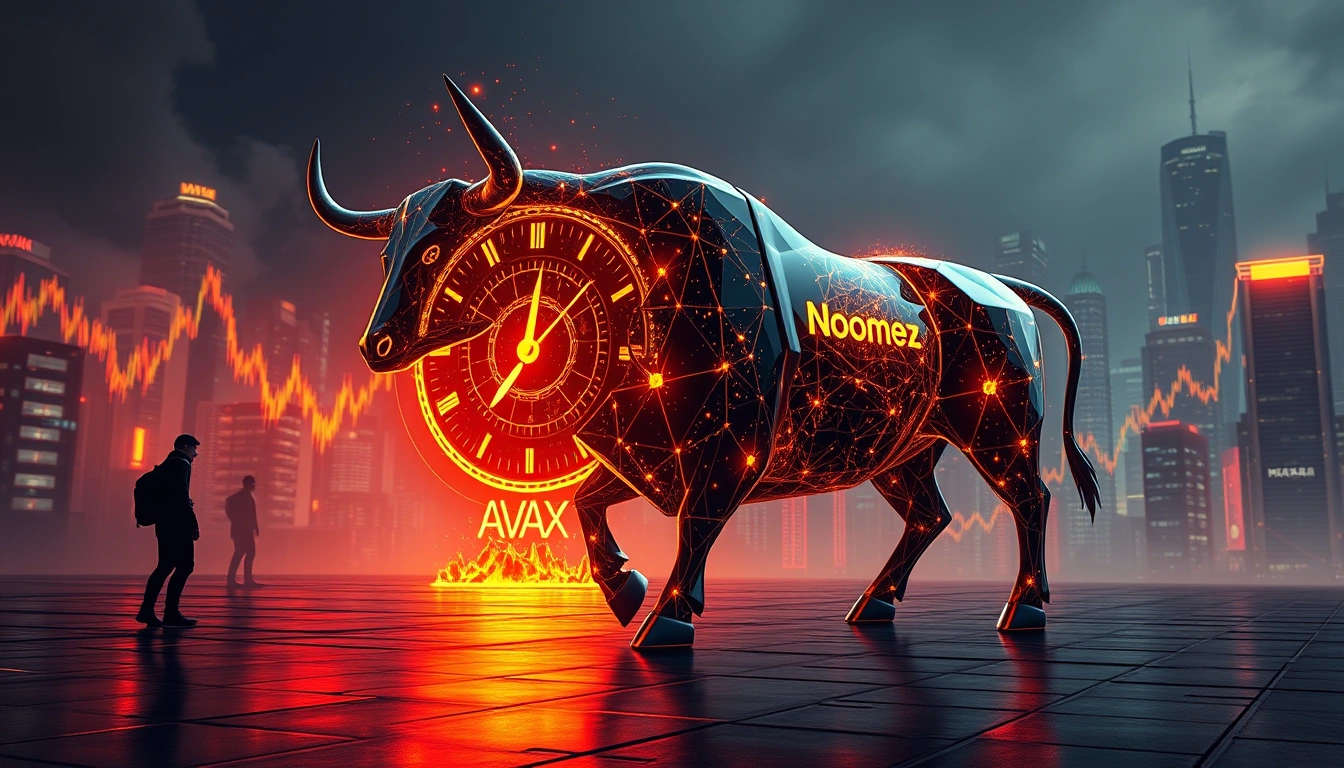 AVAX Consolidates as Traders Shift Focus to Noomez Presale Burn Deadline