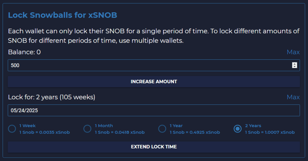 xsnob locking